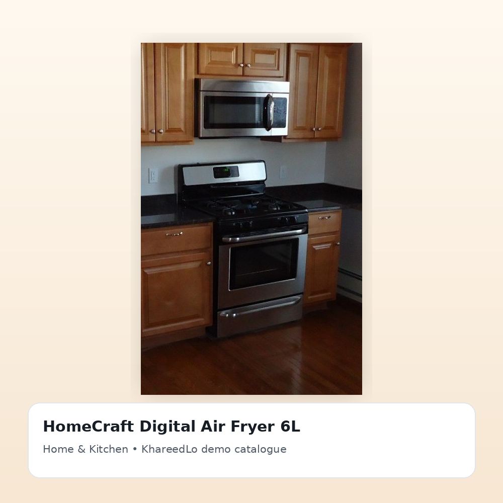 HomeCraft Digital Air Fryer 6L